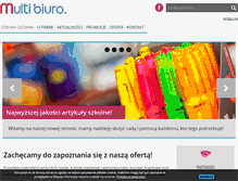 Tablet Screenshot of multi-biuro.com